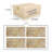 Leather Finished Marble Tile,1 box 4pcs