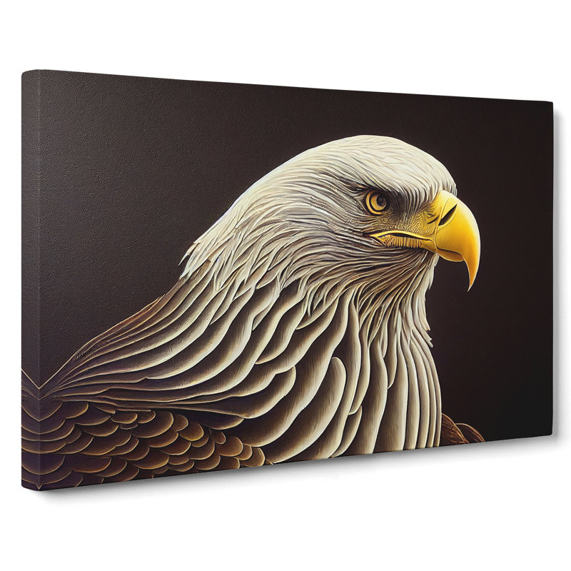 Stunning Eagle Bird - Wrapped Canvas