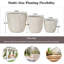 Ensemble de 3 pots à fleurs légers-1937860104