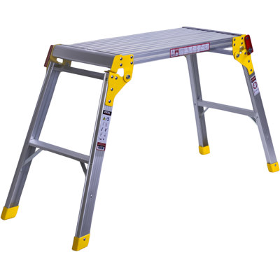 1-stufiger Tritthocker aus Aluminium