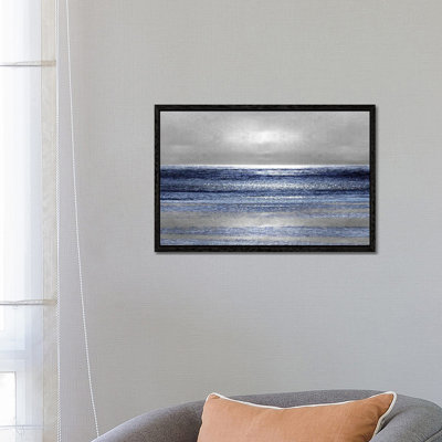 Silver Seascape II by Michelle Matthews - Wrapped Canvas Print