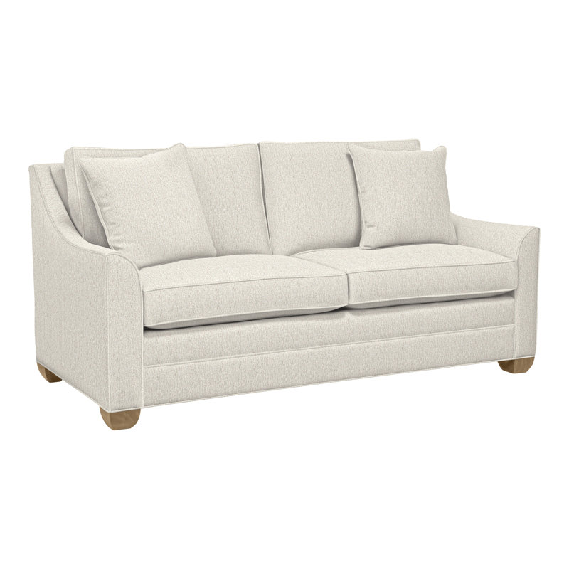 Canapé-lit Nicholas, Chenille Crypton® neige Nomad, Hampton, Non