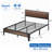 Upholstered Bed Frame with Headboard Platform Bed Frame-880046121-880046124