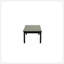 Ensemble de tables basses chic en faux marbre avec pieds noirs pour le salon-1052201136