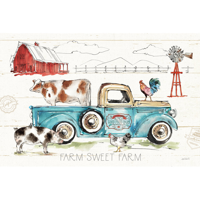Down On The Farm I, H 32 po x l 48 po