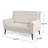 Flared Arm Settee Sofa-1673654007