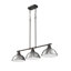Luminaire suspendu linéaire 3 lumières Laramy-107150101-107150117