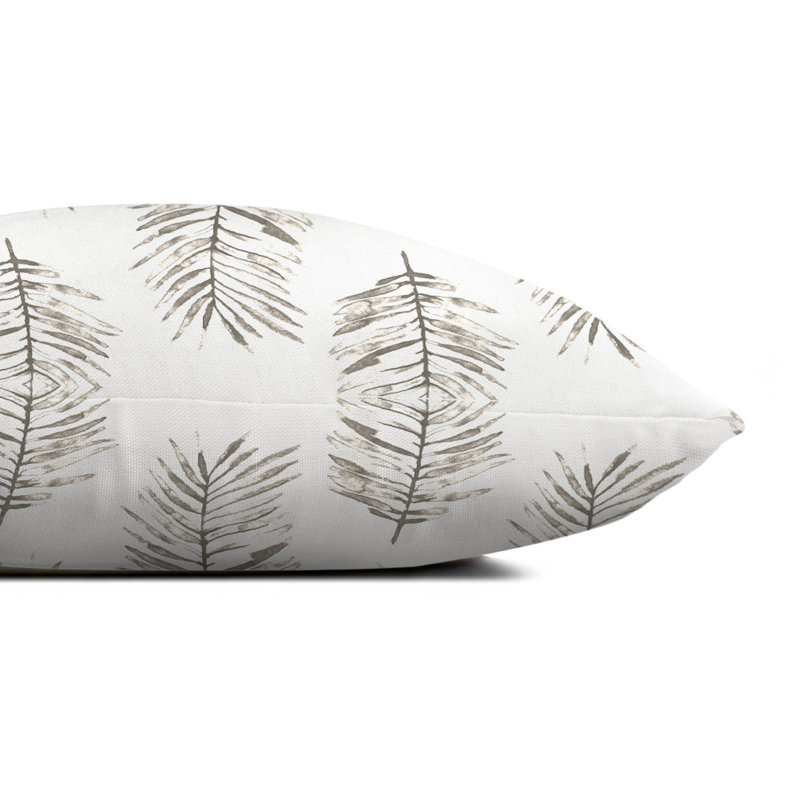 Outdoor Rectangular Pillow Cover & Insert, Beige