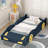 Kids Race Car-Shaped Platform Bed with Innovative Storage-1513162825-1513162820