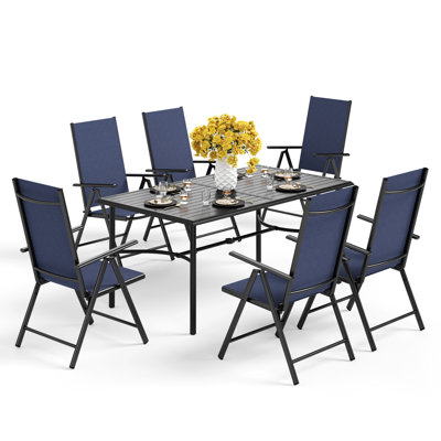 Arlane 6 - Person Patio Dining Set with Rectangular Table