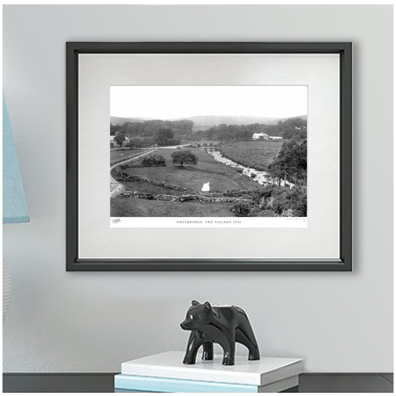 Postbridge, The Village 1931 by Francis Frith - Single Picture Frame Print, 40cm H x 50cm W x 2.3cm D