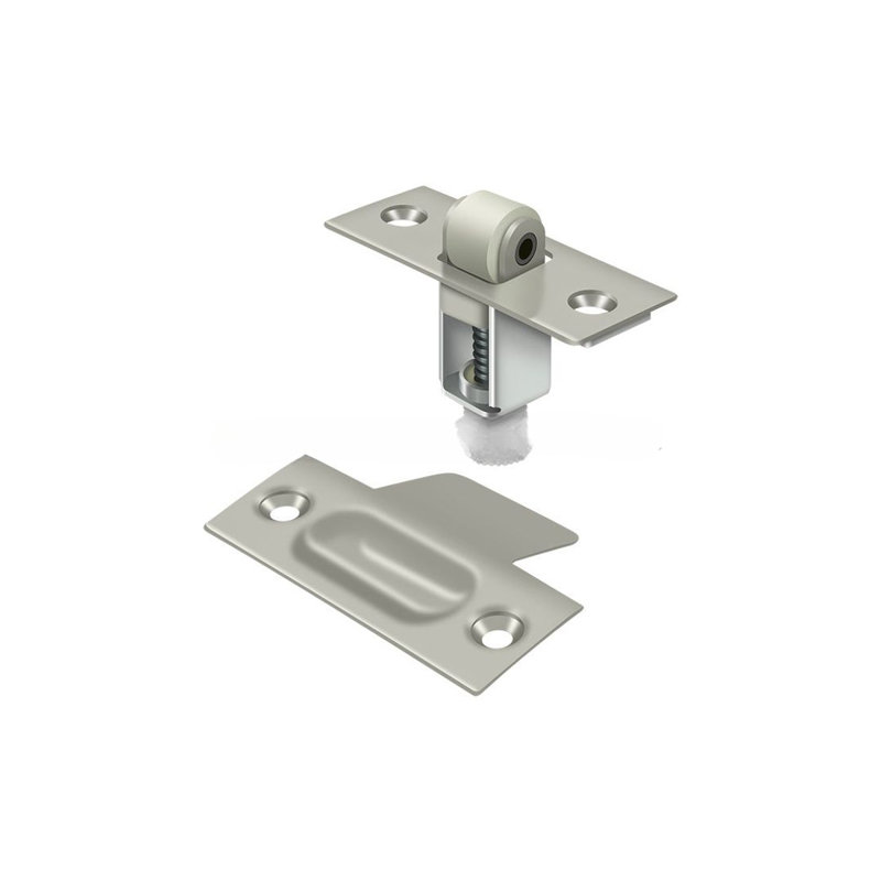 Deltana RCA336U15 Roller Catch; Satin Nickel Finish, Brushed Nickel