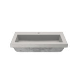 Trough Handmade Rectangular Drop-In Bathroom Sink