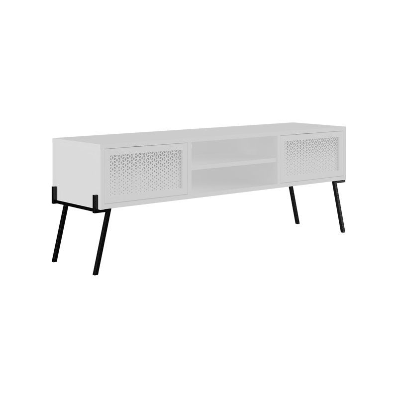 Bonita 2 Door TV Unit Stand for TVs up to 49", White