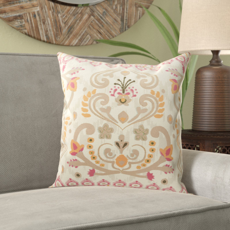Gabriella Damask Square Cushion, 58 x 58cm