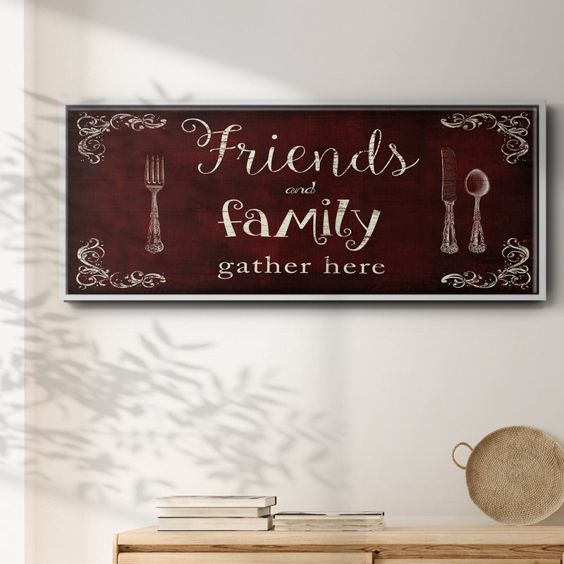 Friends and Family - toile encadrée