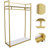 47.2'' Industrial Pipe Clothing Rack