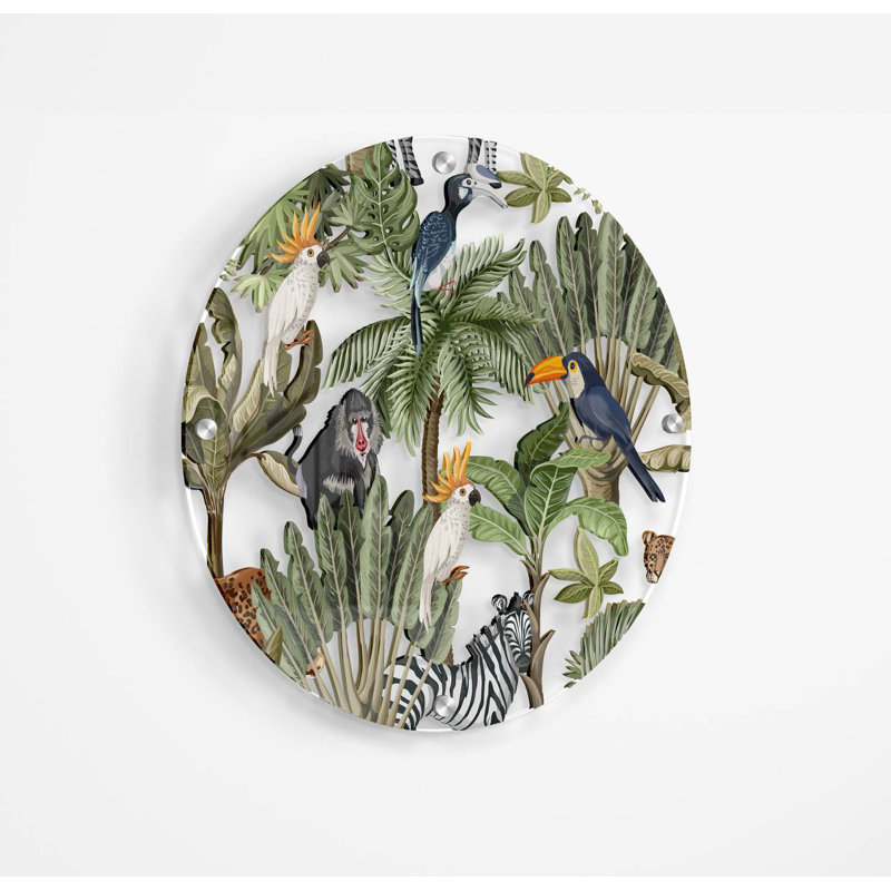 Décoration murale animaux exotiques