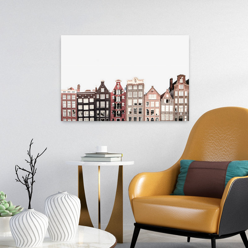 Art mural contemporain Amsterdam, 16" H x 24" W