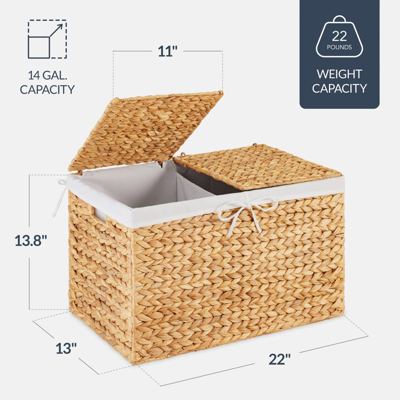 Grand panier de rangement, Natural