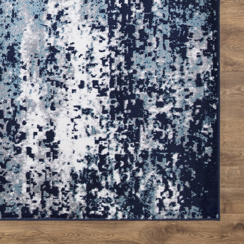 Abstract Indoor Rug, Rectangle 7'10" x 9'10"