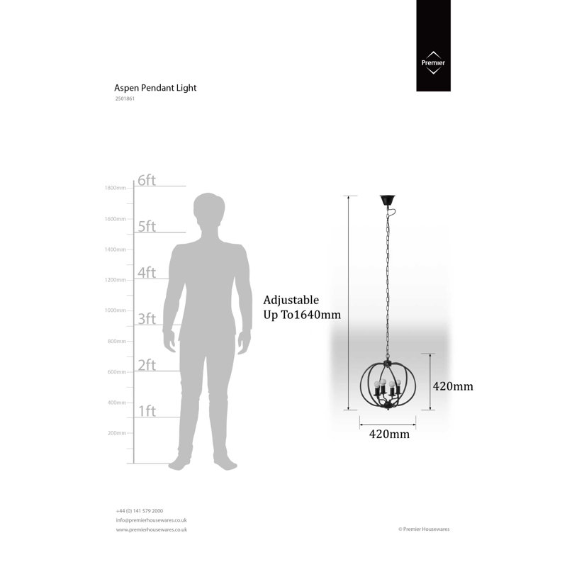 Angelo 4 - Light Sphere Pendant