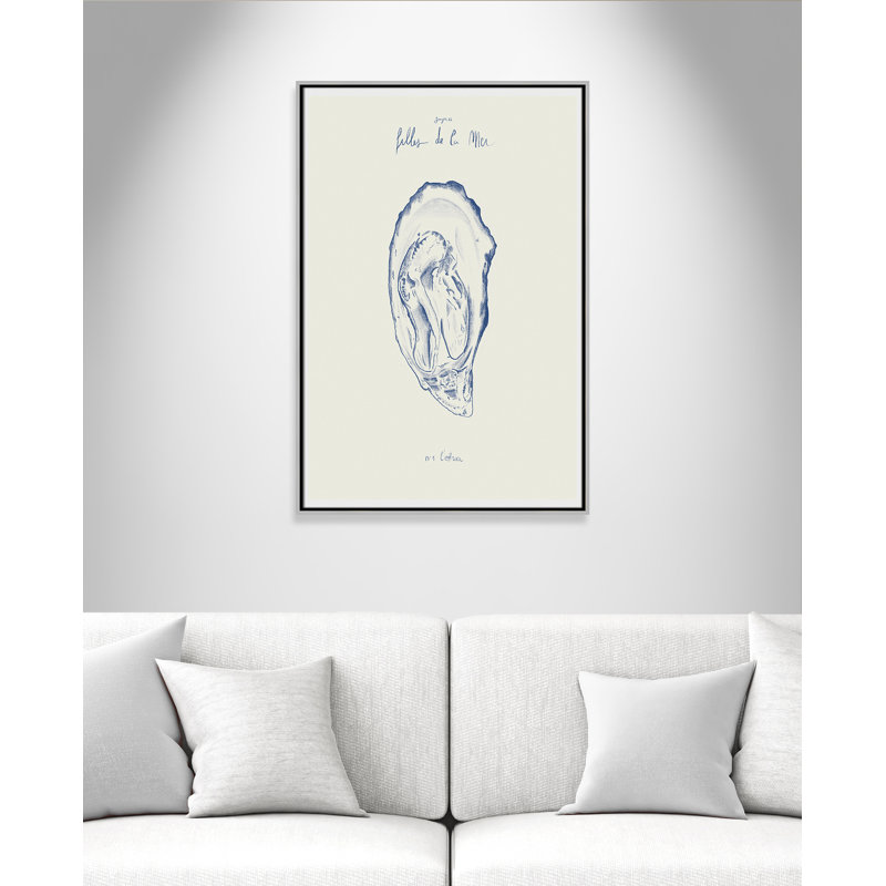 «Filles de la mer I» par Mora, Flottant argenté, H 37,5 po x l 25,5 po