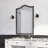 Johannah 1-Light Modern Cone Wall Sconce Black and Gold Finish for Bedroom-1282701390