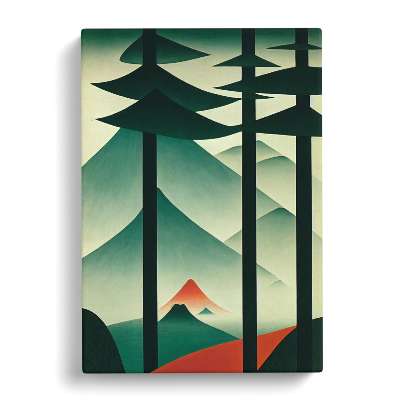 Kennard Japanese Forest Design Vol.3 - Wrapped Canvas, 50cm H x 35cm W x 3cm D