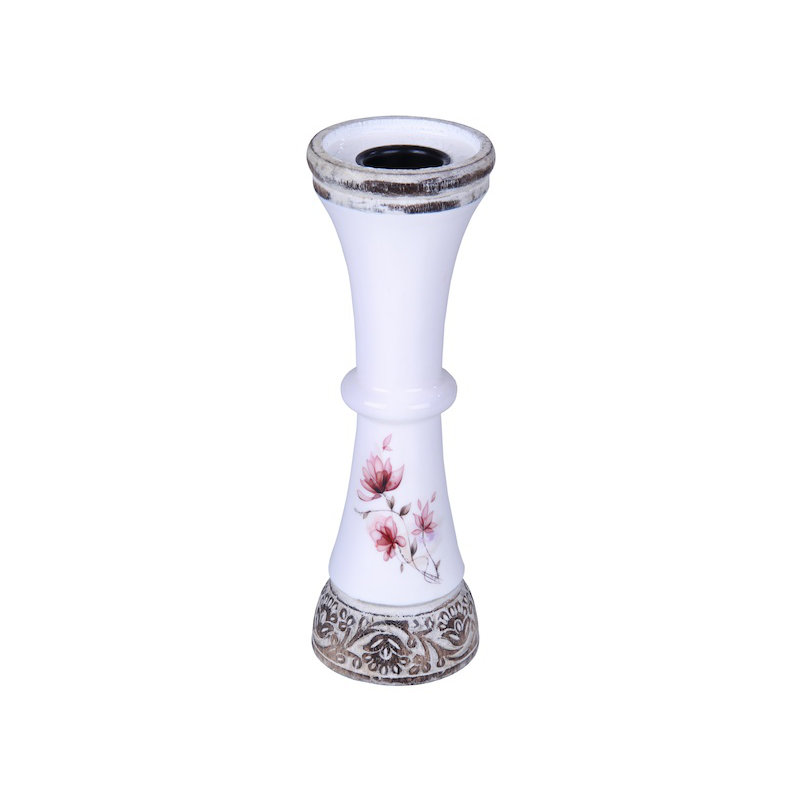Chandelles en métal pilier, H 12 po x l 4 po x P 4 po