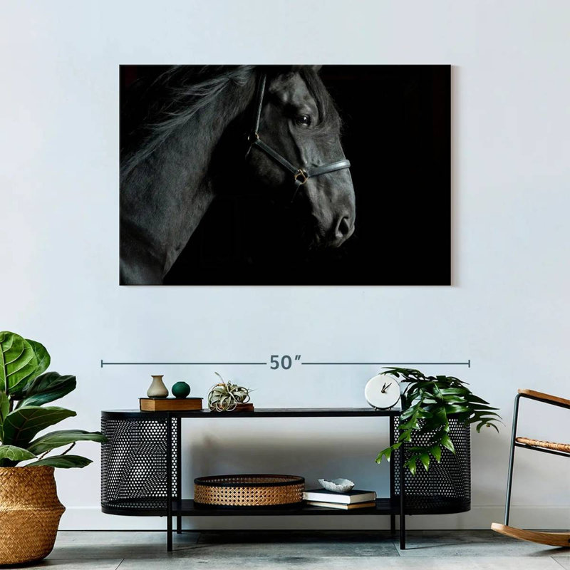 Brampt Horse Head, 30" H x 45" W