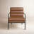 Keeley 23.5" W Top Grain Leather Armchair-1674906493