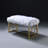 Winterbourne Down Faux Fur Upholstered Bench