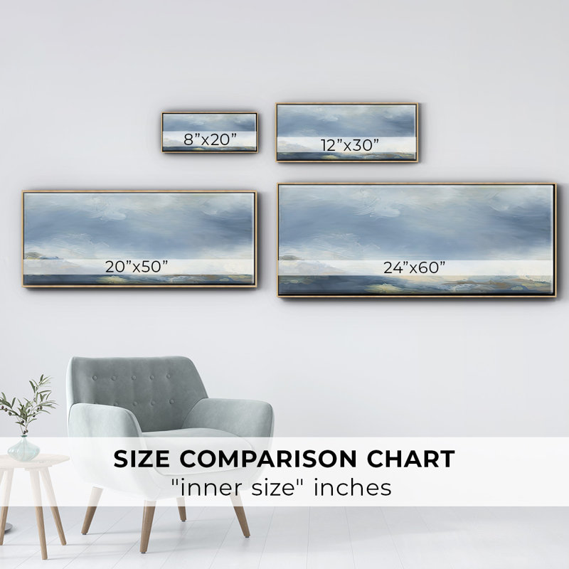 Buttermilk Sky- Framed Canvas