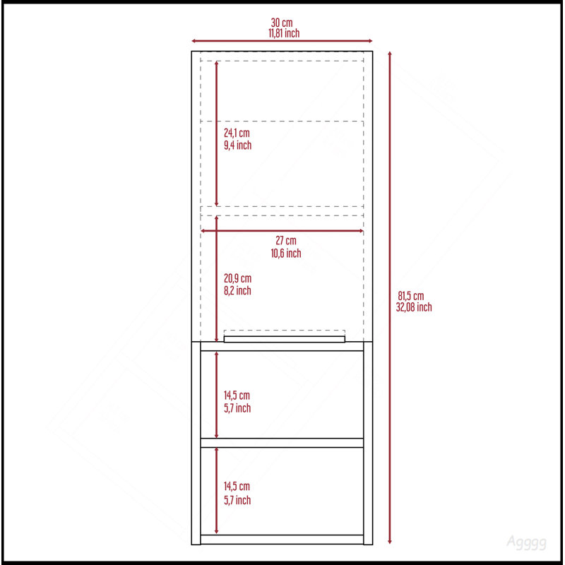 White 2 Piece Bathroom Set