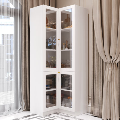 78.7”H Corner China Cabinet by Latitude Run