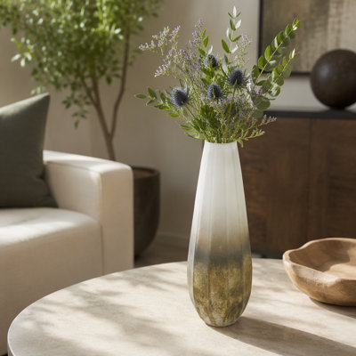 Vase en verre givré D5x15