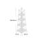 Palais 180.34cm H x 49cm W Iron Etagere Bookcase