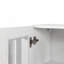 Armoire murale, armoire murale avec porte vitrée, armoire flottante avec tablettes réglables pour la cuisine, la salle de bain et le salon