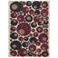 Tapis écologiques en laine touffetée à la main Beybut - 5 pi x 8 pi, rectangulaire, de couleur rouge beige, design moderne contemporain, tapis antidérapants faits à la main épais pour salon, chambre à coucher-2059463974
