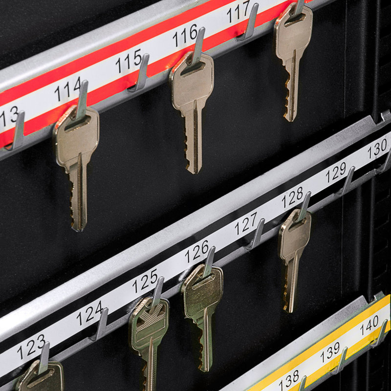 Armoire 200 clés à clé réglable avec serrure à clé