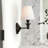 1-Light Modern Fabric Shade Wall Sconce-1188162627