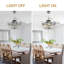 42" Crystal Ceiling Fan With Lights And Remote Control, 6-Speed Reversible DC Motor, Adjustable Height For Living Room, Bedroom