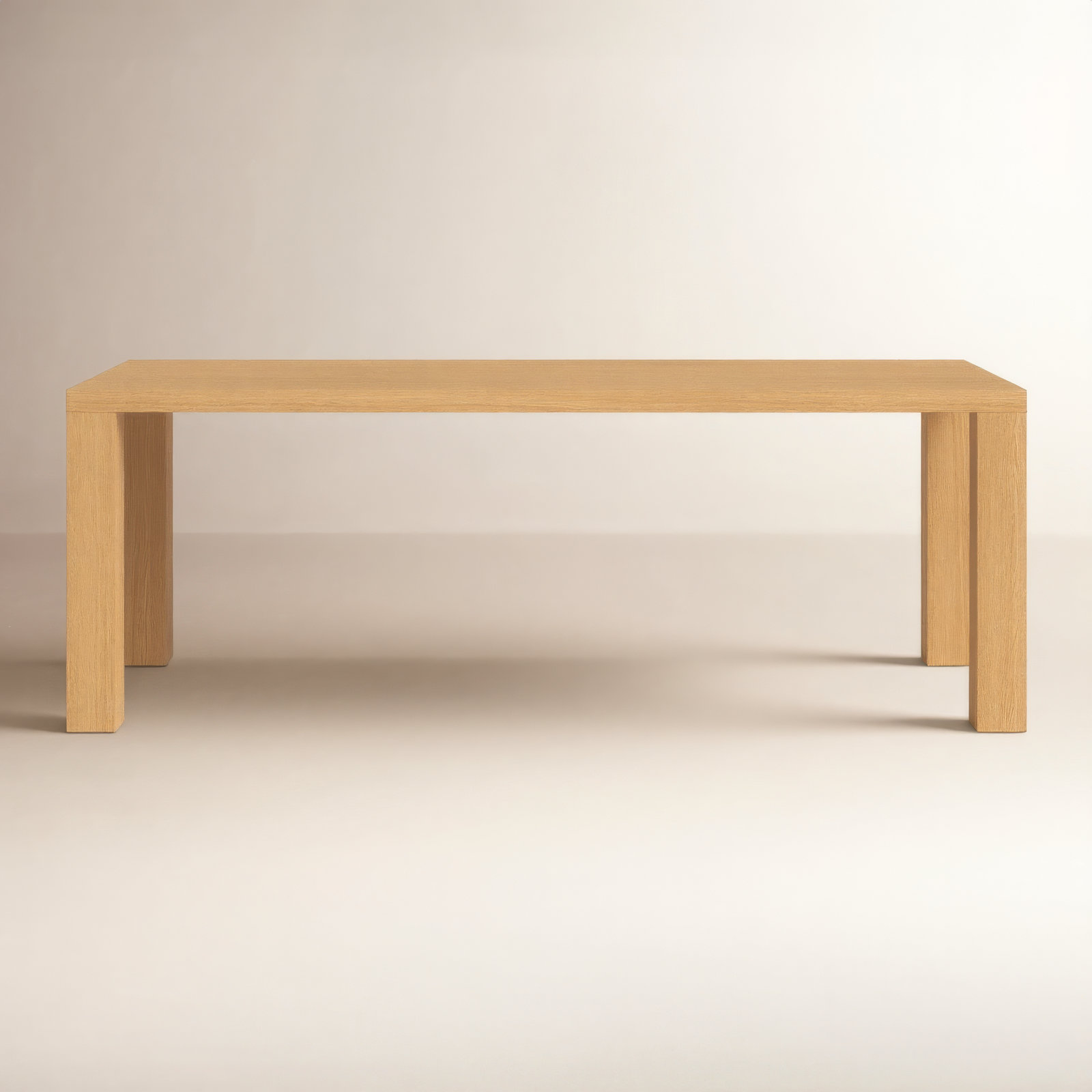 Carson Dining Table, Oak, 30" H x 63" L x 35.5" W