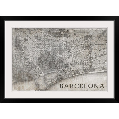 «Map Barcelona» par Bellinda, impression