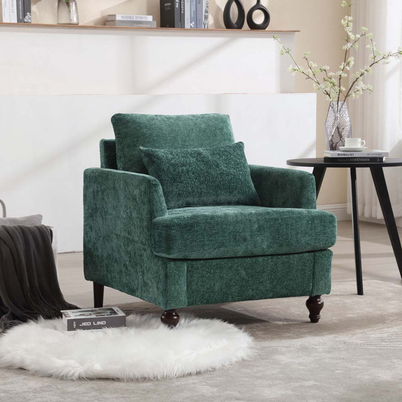 Fauteuil Chenille, Émeraude