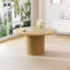 2 Pieces Top 110CM Round Dining Table for 6 Person-142665704