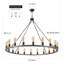 Lustre en roue de chariot 20 lumières Romyn-503806759