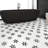 Florava 12 in. x 12 in. Matte Porcelain Mosaic Floor and Wall Tile-89239270