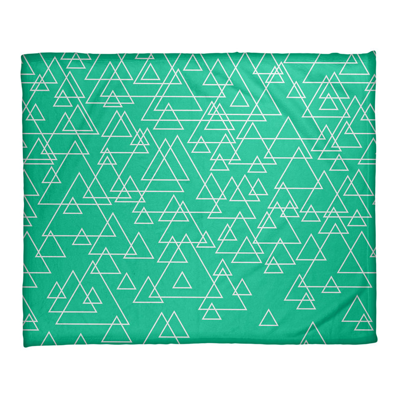 Couverture polaire Katelyn Elizabeth, L 62,5 po x L 82,5 po, Vert